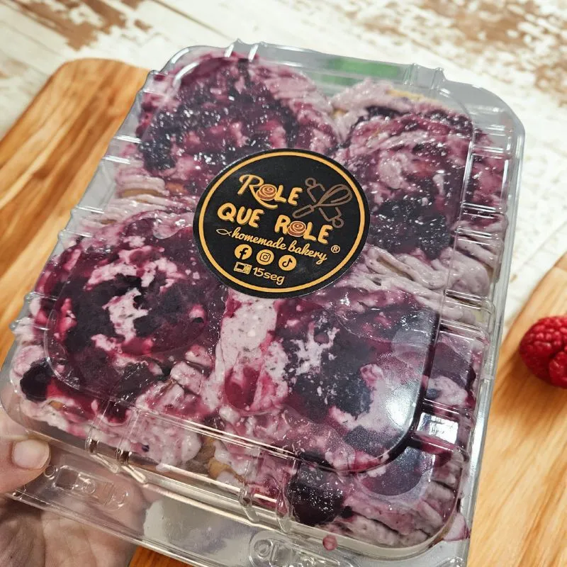 Rol de frutos rojos